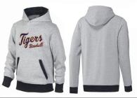 Detroit Tigers Pullover Hoodie Grey Black