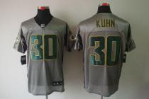 Nike Green Bay Packers #30 John Kuhn Grey Shadow Men's Stitched NFL Elite Jersey