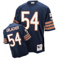 Mitchell and Ness Bears 54- Brian Urlacher Blue Stitched Throwback NFL Jerseys