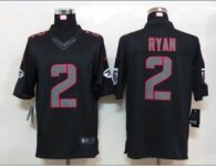 New Nike Atlanta Falcons 2 Ryan Impact Limited Black Jerseys