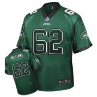 Nike New York Jets -62 Leonard Williams Green Team Color NFL Elite Drift Fashion Jersey