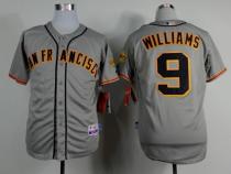 San Francisco Giants #9 Matt Williams Grey Road Cool Base Stitched MLB Jersey