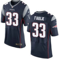 Nike Patriots -33 Kevin Faulk Navy Blue Team Color Stitched NFL New Elite Jersey