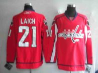 Washington Capitals -21 Brooks Laich Stitched Red NHL Jersey