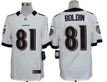 Nike Ravens -81 Anquan Boldin White Men Stitched NFL Elite Jersey