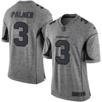 Nike Arizona Cardinals -3 Carson Palmer Gray Stitched NFL Limited Gridiron Gray
