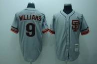 Mitchell and Ness San Francisco Giants #9 Matt Williams Stitched Grey Throwback MLB Jersey