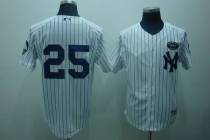 New York Yankees -25 Mark Teixeira White GMS The Boss Stitched MLB Jersey