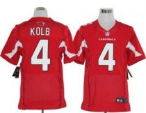 Nike Cardinals -4 Kevin Kolb Red Team Color Men's Stitched NFL Elite Jersey