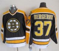 Boston Bruins -37 Patrice Bergeron Black CCM Throwback New Stitched NHL Jersey