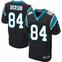Nike Carolina Panthers -84 Ed Dickson Black Team Color Stitched NFL Elite Jersey