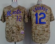 New York Mets -12 Juan Lagares Camo Alternate Cool Base Stitched MLB Jersey