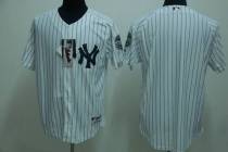 New York Yankees Blank Stitched White MLB Jersey