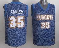 Denver Nuggets -35 Kenneth Faried Dark Blue Crazy Light Stitched NBA Jersey