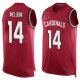 Nike Arizona Cardinals -14 JJ Nelson Red Team Color Men's Stitched NFL Limited Tank Top Jersey