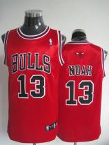 Chicago Bulls -13 Joakim Noah Stitched Red NBA Jersey