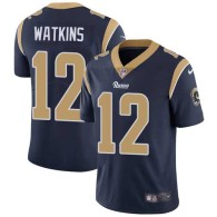 Nike Rams -12 Sammy Watkins Navy Blue Team Color Stitched NFL Vapor Untouchable Limited Jersey
