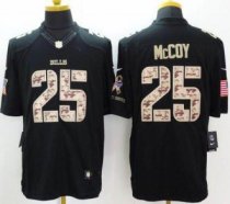 Nike Buffalo Bills -25 LeSean McCoy Black Stitched NFL Limited Salute to Service jersey