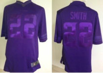 NEW Harrison Smith 22- Minnesota Vikings Drenched Limited Jerseys(Purple)