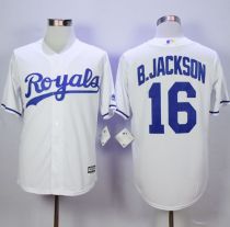 Kansas City Royals -16 Bo Jackson New White Cool Base Stitched MLB Jersey
