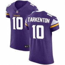 Nike Vikings -10 Fran Tarkenton Purple Team Color Stitched NFL Vapor Untouchable Elite Jersey