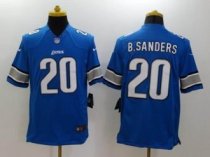 Nike Detroit Lions -20 Barry Sanders Blue Team Color NFL Limited Jersey