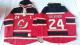 New Jersey Devils -24 Bryce Salvador Red Sawyer Hooded Sweatshirt Stitched NHL Jersey