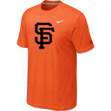 MLB San Francisco Giants Heathered Orange Nike Blended T-Shirt