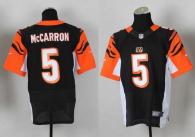 Nike Bengals -5 AJ McCarron Black Team Color Men's Stitched NFL Elite Jersey