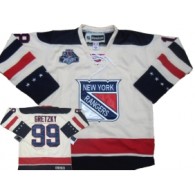 New York Rangers -99 Wayne Gretzky White Stitched CCM 2012 Winter Classic NHL Jersey