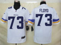 Nike Minnesota Vikings -73 Sharrif Floyd White Stitched NFL Limited Jersey