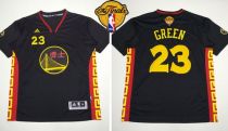 Golden State Warriors -23 Draymond Green Black Slate Chinese New Year The Finals Patch Stitched NBA