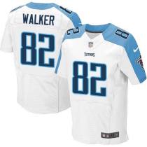 Nike Tennessee Titans -82 Delanie Walker White Stitched NFL Elite Jersey