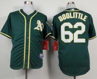 Oakland Athletics #62 Sean Doolittle Green Cool Base Stitched MLB Jersey