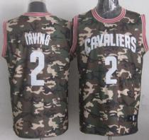 Cleveland Cavaliers -2 Kyrie Irving Camo Stealth Collection Stitched NBA Jersey