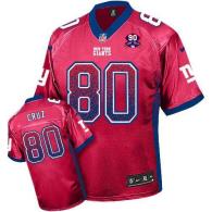 Nike New York Giants #80 Victor Cruz Red Alternate With 1925-2014 Season Patch Men's Stitched NFL El