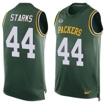 Nike Green Bay Packers -44 James Starks Green Team Color Stitched NFL Limited Tank Top Jersey