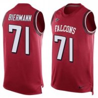 Nike Atlanta Falcons 71 Kroy Biermann Red Team Color Stitched NFL Limited Tank Top Jersey