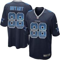 Nike Cowboys -88 Dez Bryant Navy Blue Team Color Stitched NFL Limited Strobe Jersey