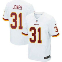 Nike Washington Redskins -31 Matt Jones White Stitched NFL Elite Jersey