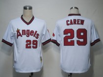 Mitchell and Ness Los Angeles Angels of Anaheim -29 Rod Carew White Stitched MLB Jersey