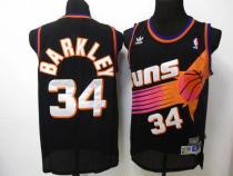 Phoenix Suns -34 Charles Barkley Black Throwback Stitched NBA Jersey