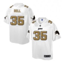 Nike Detroit Lions -35 Joique Bell White NFL Pro Line Fashion Game Jersey