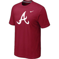 MLB Atlanta Braves Heathered Nike Red Blended T-Shirt