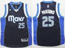 Revolution 30 Dallas Mavericks -25 Chandler Parsons Navy Blue Stitched NBA Jersey