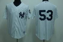 New York Yankees -53 Austin Romine White Stitched MLB Jersey