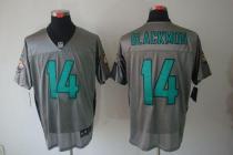 Nike Jacksonville Jaguars #14 Justin Blackmon Grey Shadow Men's Stitched NFL Elite Jersey