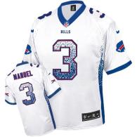 Nike Bills -3 EJ Manuel White Men's Stitched NFL Elite Drift Fashion Jersey