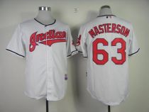 Cleveland Indians -63 Justin Masterson White Cool Base Stitched MLB Jersey