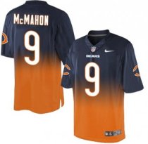 Nike Bears -9 Jim McMahon Navy Blue Orange Stitched NFL Elite Fadeaway Fashion Jersey